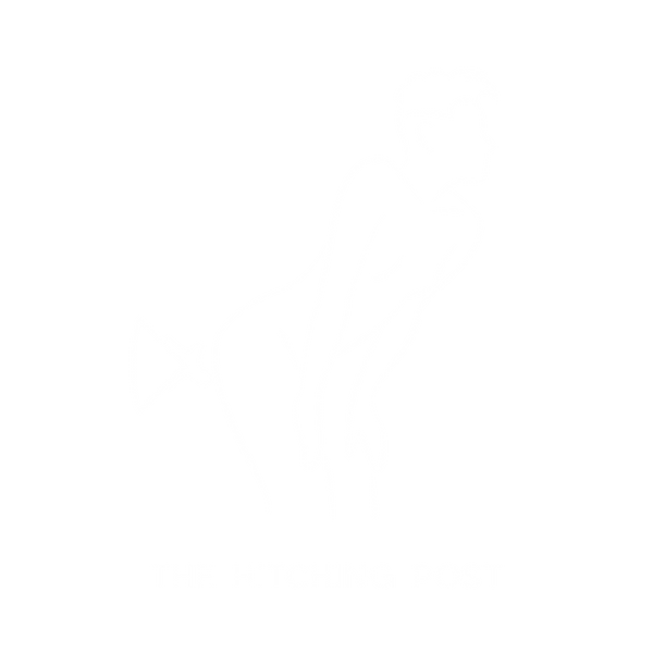 The Hitching Post: standing, with the Cone on a wall