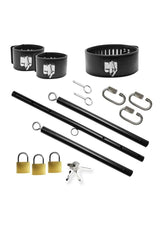 Master Series Dominion Bar Stainless Steele Spreader Bar with Collar and Restraints