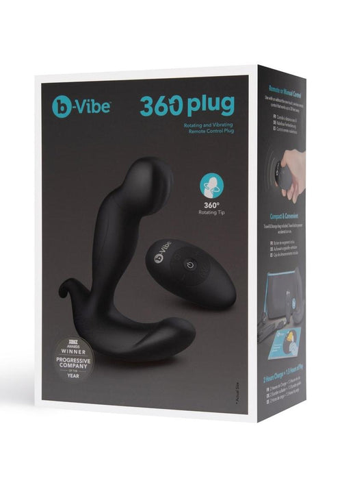 Load image 1 in gallery view. 360 Plug Rechargeable Silicone Rotating and Vibrating With Remote Anal Plug - Its Cassidy Bybee