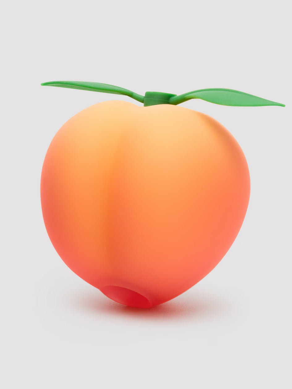 Pink Peach Rechargeable Silicone Vibrator