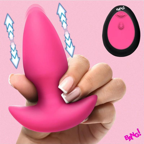 Load image 1 in gallery view. Bang! Thrusting and Vibrating Rechargeable Silicone Butt Plug
