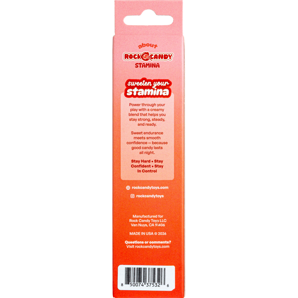 Rock Candy Stamina Sta Hard Cream