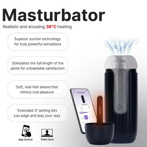 Load image 1 in gallery view. Svakom Sam Neo 2 Pro Silicone Interactive Heating Masturbator