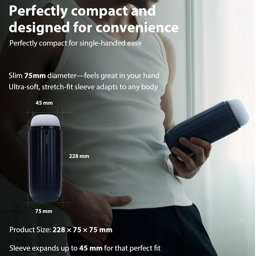 Load image 1 in gallery view. Svakom Sam Neo 2 Pro Silicone Interactive Heating Masturbator