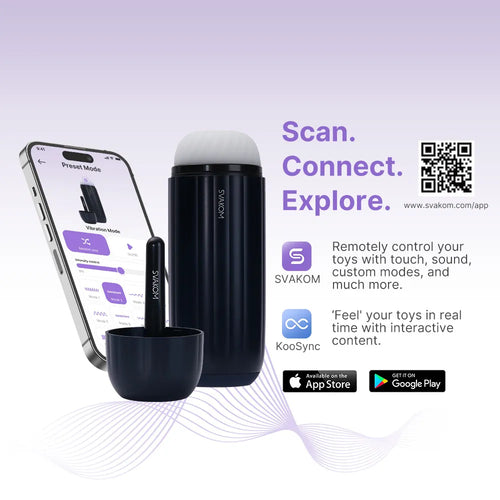 Load image 1 in gallery view. Svakom Sam Neo 2 Pro Silicone Interactive Heating Masturbator