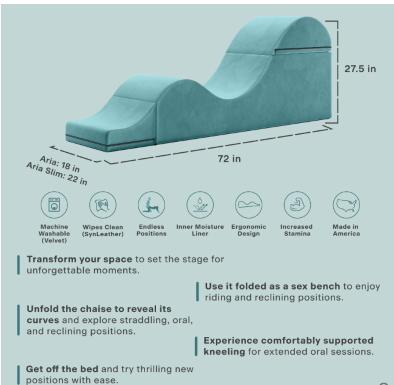 Transformable Aria Chaise Lounge