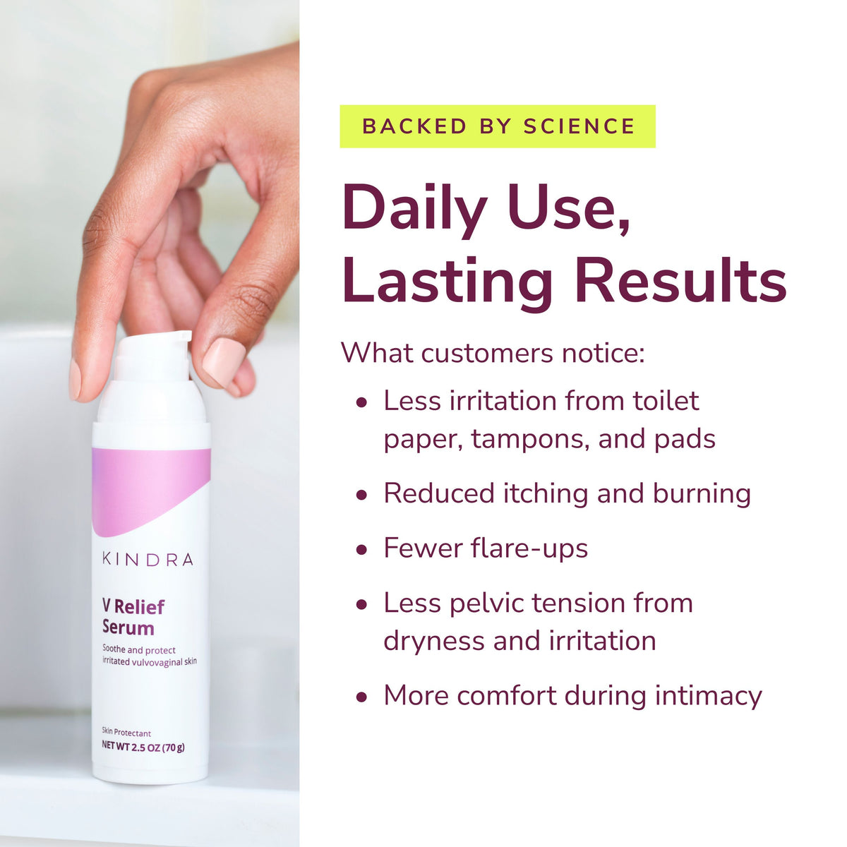 V Relief Serum by Kindra, photo 3 of 10
