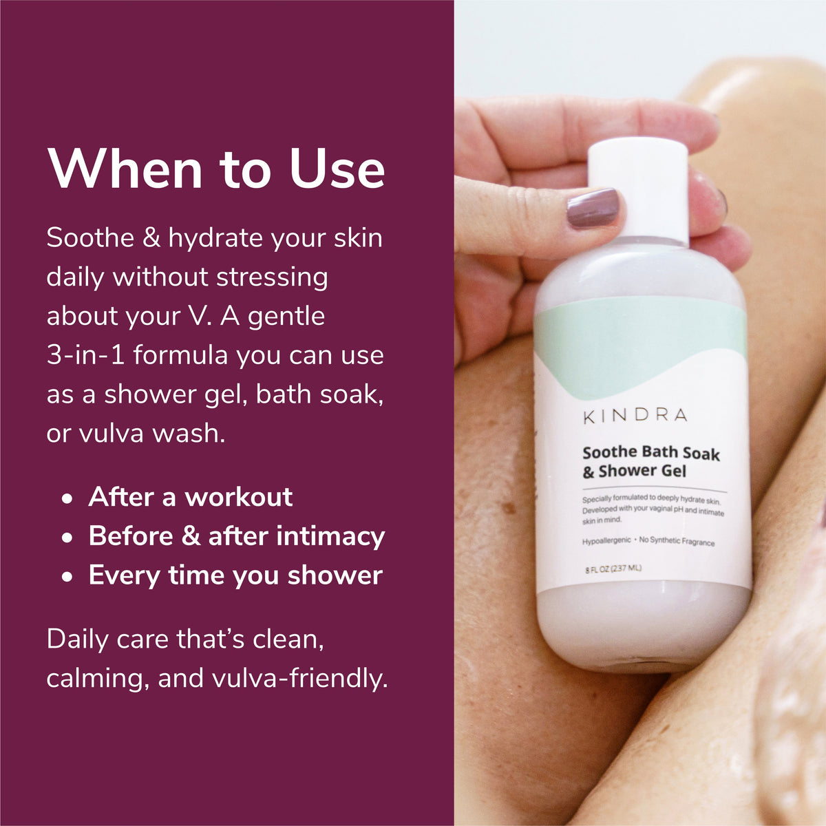 Soothe Shower Gel & Soak