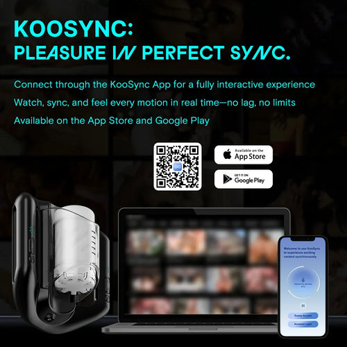 Load image 1 in gallery view. Kaotik Jetpack App Control Rechargeable Masturbator