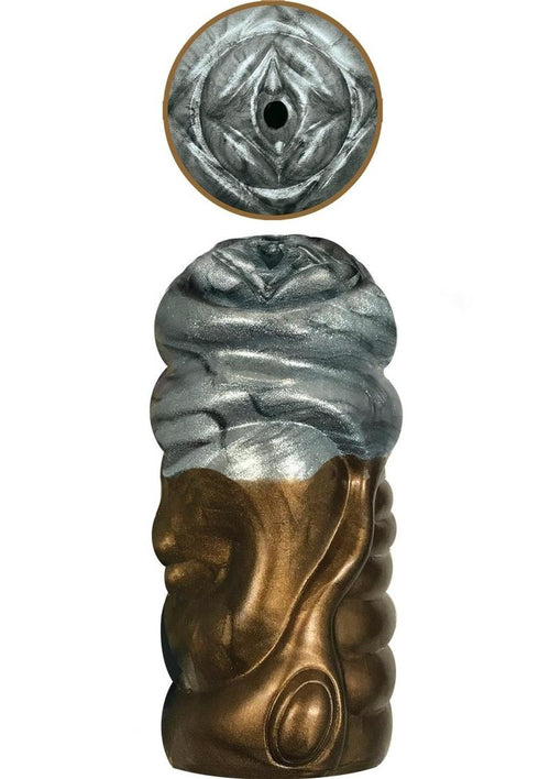 Load image 1 in gallery view. Alien Nation Alchemy Silicone Stroker - Bronze/Copper/Silver