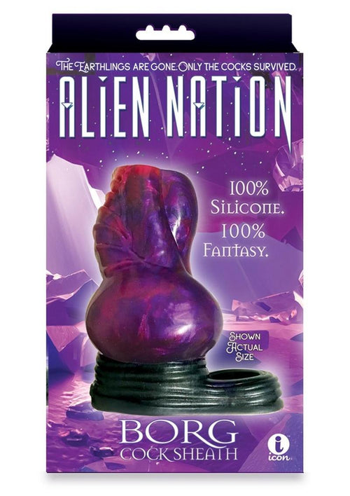 Load image 1 in gallery view. Alien Nation Borg Silicone Sheath - Blue/Purple