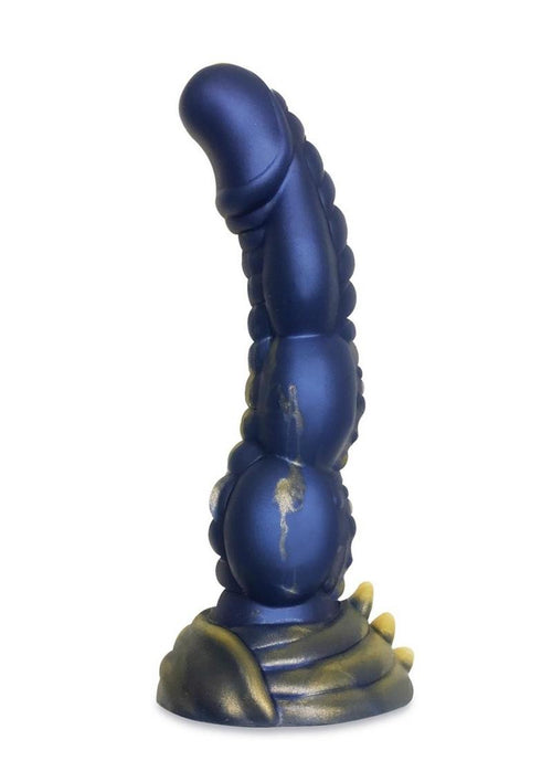 Load image 1 in gallery view. Alien Nation Zombie King Silicone Dildo - Blue/Gray
