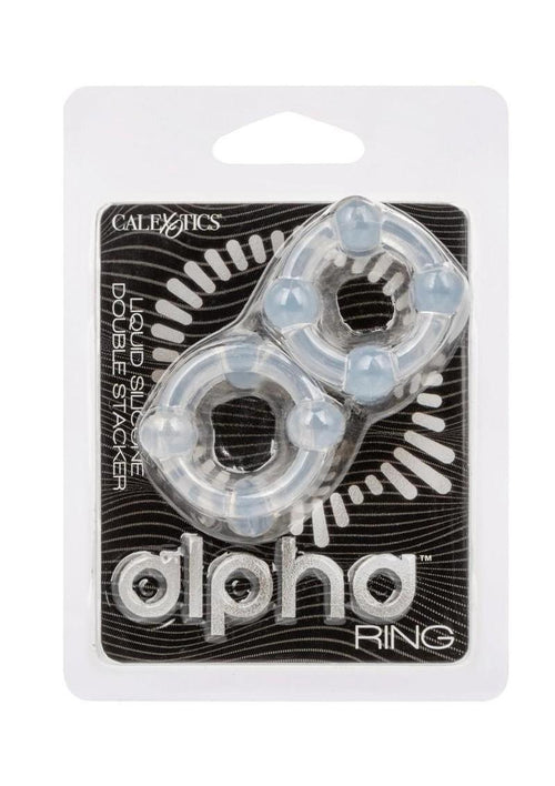Load image 1 in gallery view. Alpha Liquid Silicone Double Stacker Rings - Its Cassidy Bybee