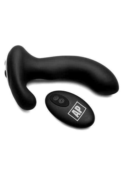 Load image 1 in gallery view. Alpha-Pro P-Massage Prostate Stimulator with Stroking Bead - Black