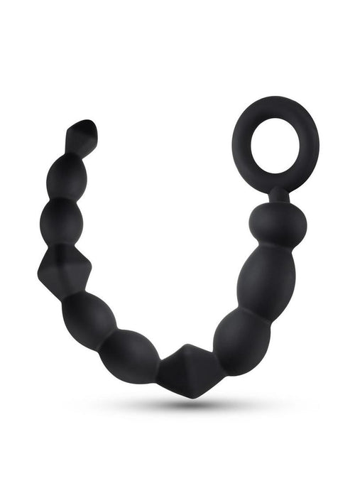Load image 1 in gallery view. Anal Adventures Platinum Silicone Beginner Anal Beads - Black
