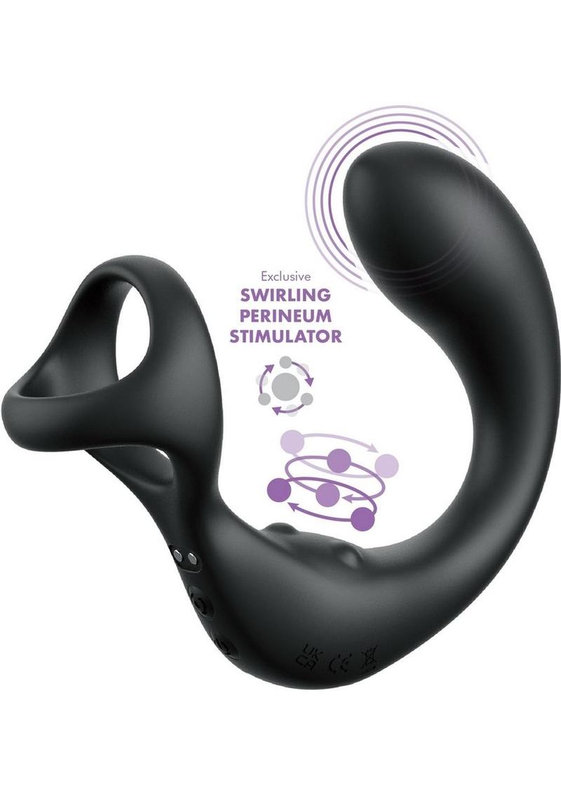 Anal Fantasy Elite Ass-Gasm Taint-Alizer Rechargeable Silicone Prostate Stimulator Anal Fantasy Elite