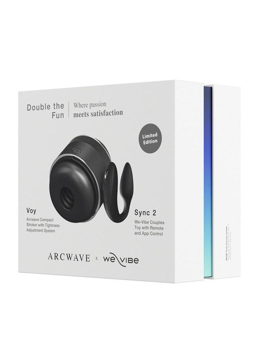 Load image 1 in gallery view. Arcwave Double The Fun Couples Kit - Black