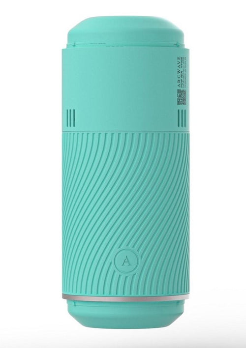 Load image 1 in gallery view. Arcwave Pow Silicone Dual End Stroker - Green/Mint Teal