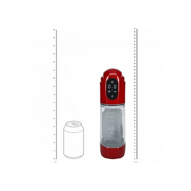 Pumped Technothrust 10 Function Automatic Masturbator - Metallic Pumped