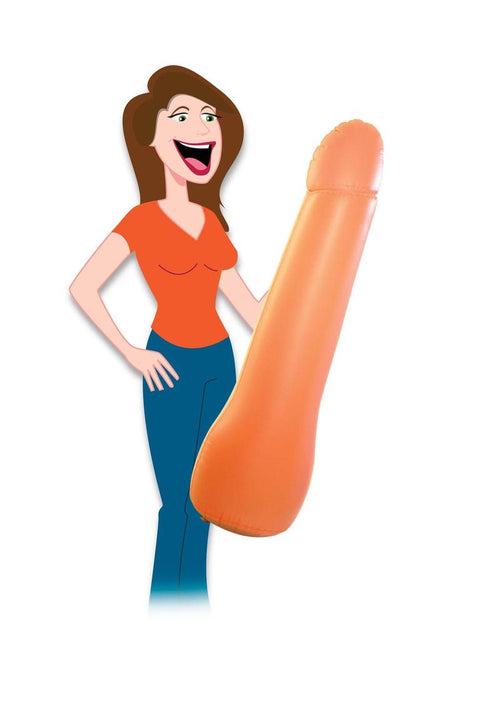 Load image 1 in gallery view. Bachelorette Party Favors Captain Pecker The Inflatable Party Pecker - Vanilla