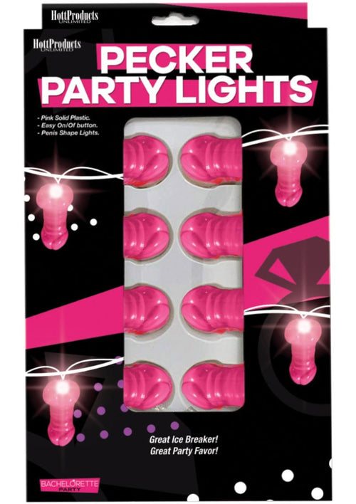 Load image 1 in gallery view. Bachelorette Pecker Party Lights - Pink
