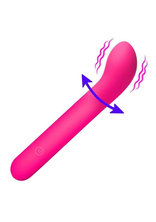 Load image 1 in gallery view. Bang! G-Spot Flexible Rechargeable Silicone Vibrator - Pink