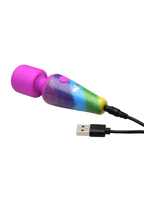 Load image 1 in gallery view. Bang! Rainbow Mini Wand Rechargeable Silicone Vibrator BANG!