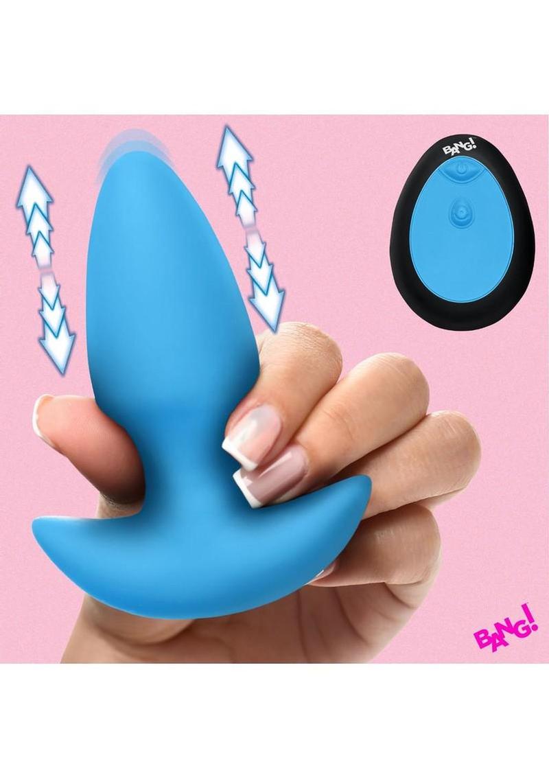 Bang! Thrusting and Vibrating Rechargeable Silicone Butt Plug BANG!