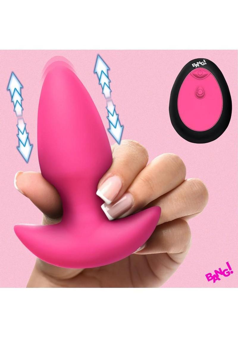 Bang! Thrusting and Vibrating Rechargeable Silicone Butt Plug BANG!