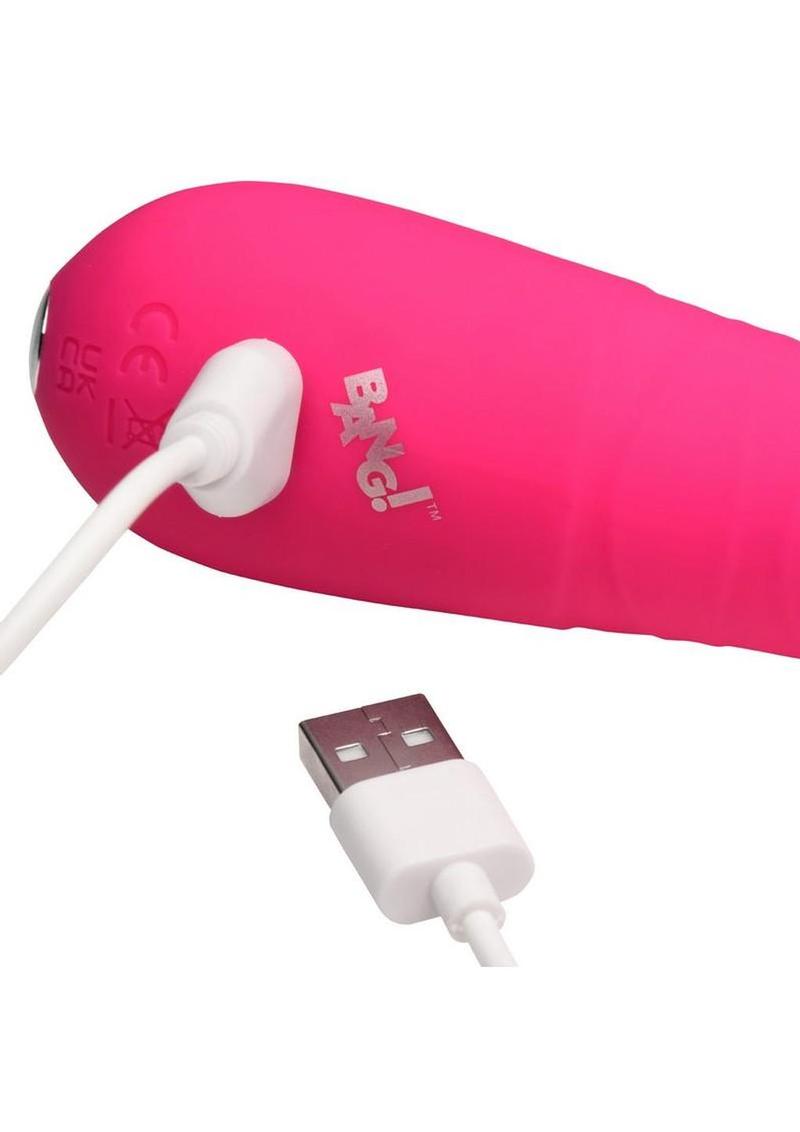 Bang! Thrusting Rechargeable Silicone Vibrator BANG!