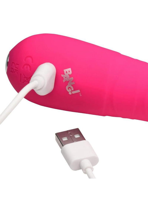 Load image 1 in gallery view. Bang! Thrusting Rechargeable Silicone Vibrator BANG!
