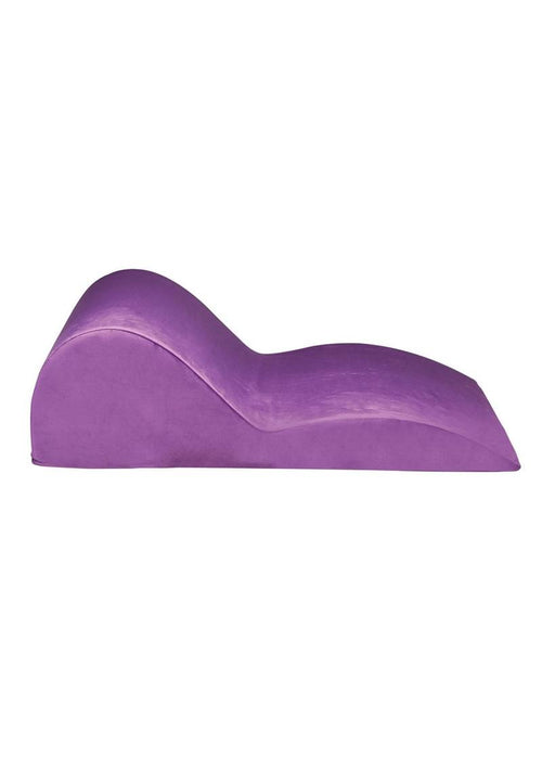 Load image 1 in gallery view. Bedroom Bliss Contoured Love Cushion - Purple