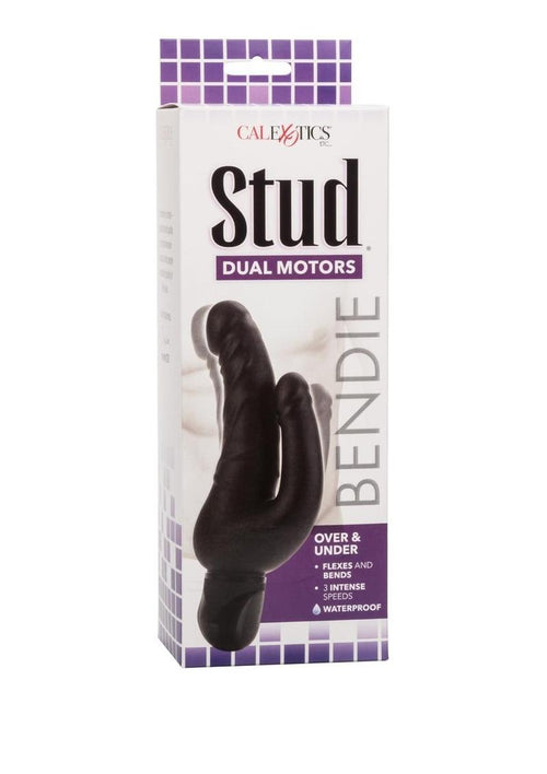 Load image 1 in gallery view. Bendie Stud Over and Under Vibrator - Black