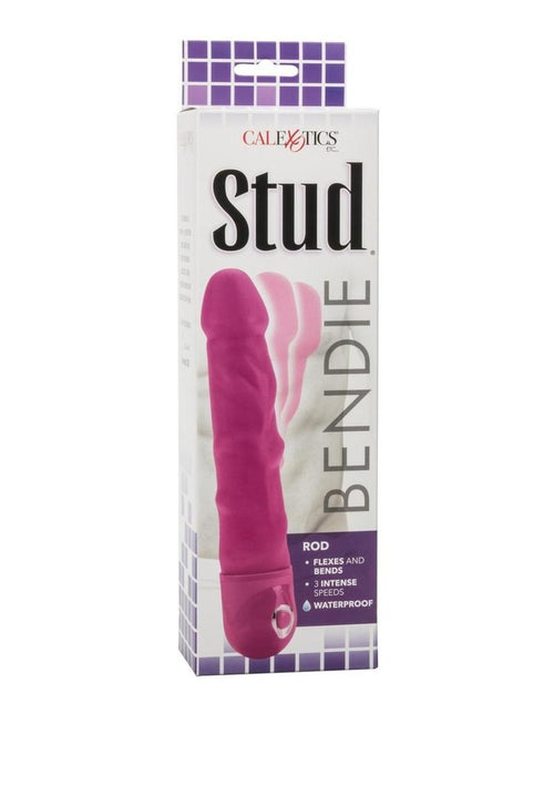 Load image 1 in gallery view. Bendie Stud Rod Vibrator - Pink