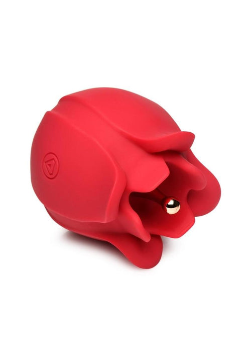 Load image 1 in gallery view. Bloomgasm Orchids Wild Rechargeable Silicone Vibrating Pinpoint Rose Tickler - Red