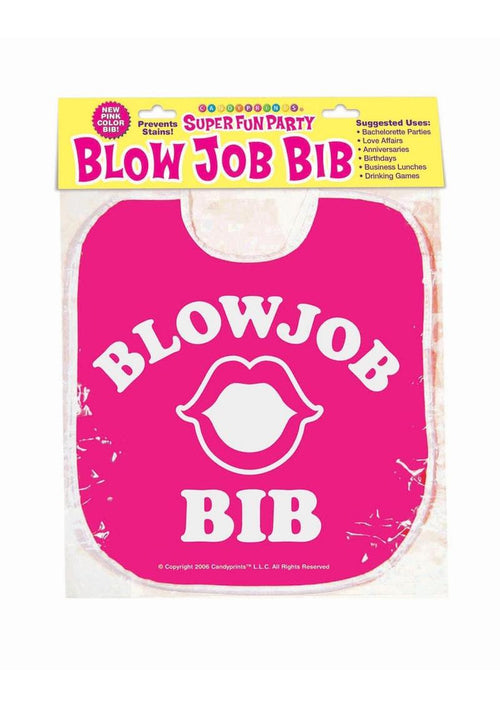 Load image 1 in gallery view. Blow Job Bib - Pink