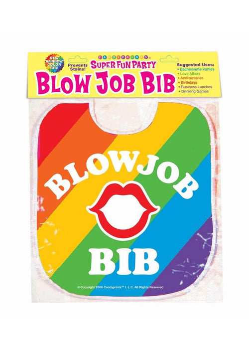 Load image 1 in gallery view. Blow Job Bib - Multicolor/Rainbow