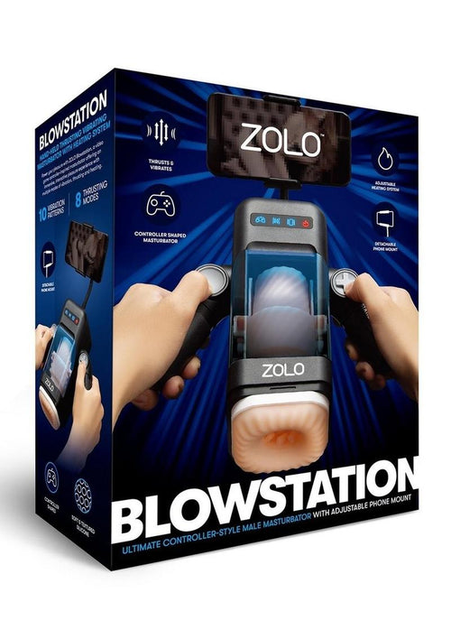 Load image 1 in gallery view. Blowstation Rechargeable Masturbator - Black