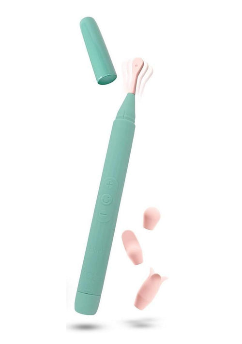 Load image 1 in gallery view. Blush Collection Sage Rechargeable Oscillating Wand Vibrator - Green