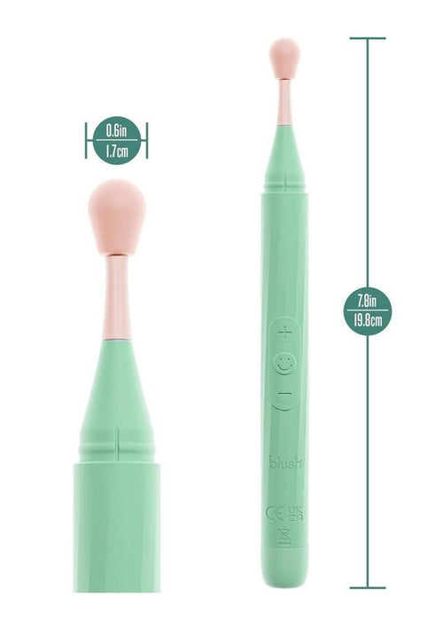 Load image 1 in gallery view. Blush Collection Sage Rechargeable Oscillating Wand Vibrator Blush