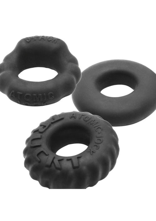 Load image 1 in gallery view. Bonemaker Cockrings Night Edition - Black - 3 Per Pack