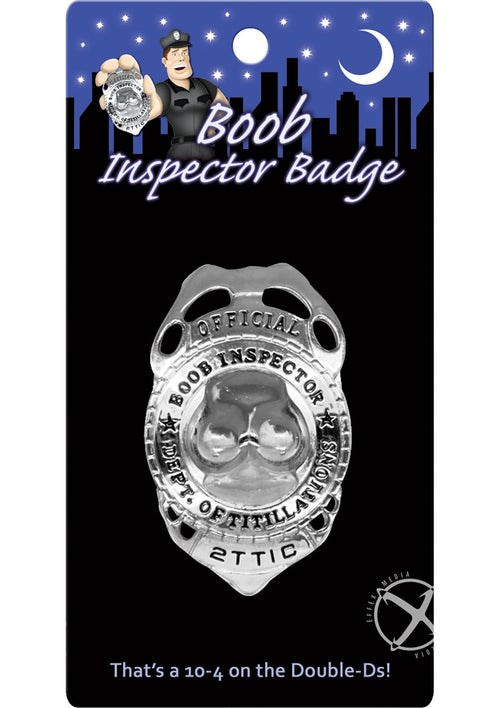 Load image 1 in gallery view. Boob Inspector Badge