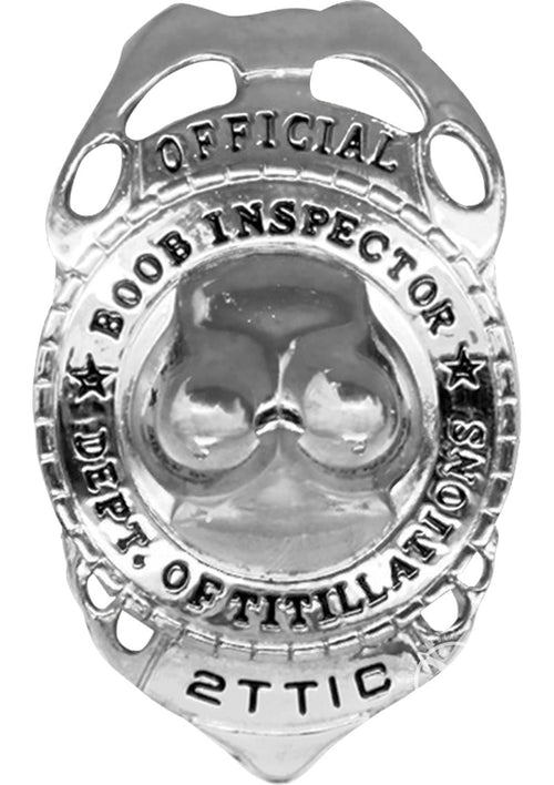 Load image 1 in gallery view. Boob Inspector Badge