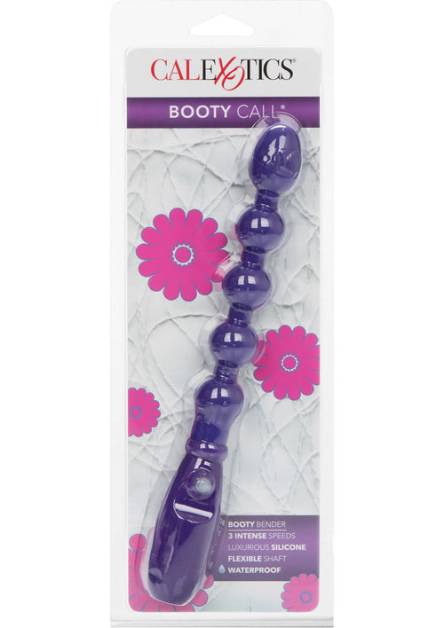 Load image 1 in gallery view. Booty Call Booty Bender Silicone Beaded Butt Plug - Purple