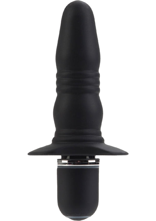 Load image 1 in gallery view. Booty Call Booty Buzz Silicone Vibrating Butt Plug - Black