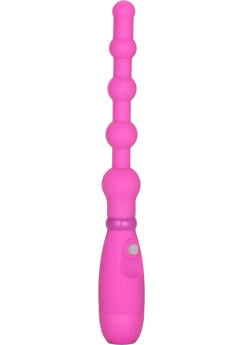 Load image 1 in gallery view. Booty Call Booty Flexer Silicone Beaded Butt Plug - Pink