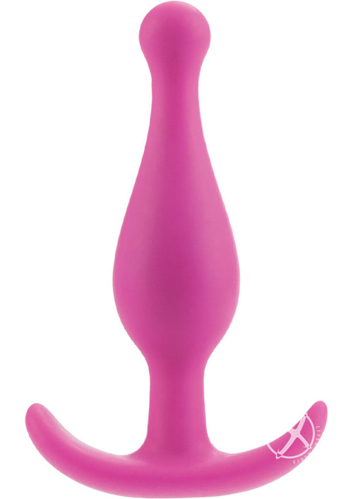 Load image 1 in gallery view. Booty Call Booty Rocker Silicone Butt Plug - Pink