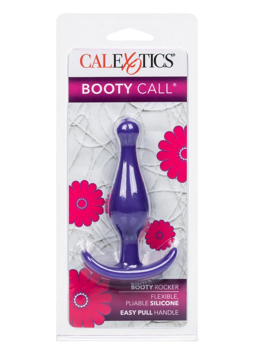 Load image 1 in gallery view. Booty Call Booty Rocker Silicone Butt Plug - Purple