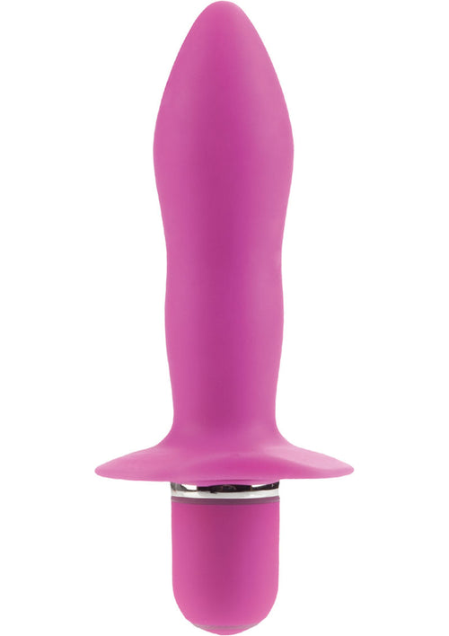 Load image 1 in gallery view. Booty Call Booty Rocket Silicone Vibrating Butt Plug - Pink