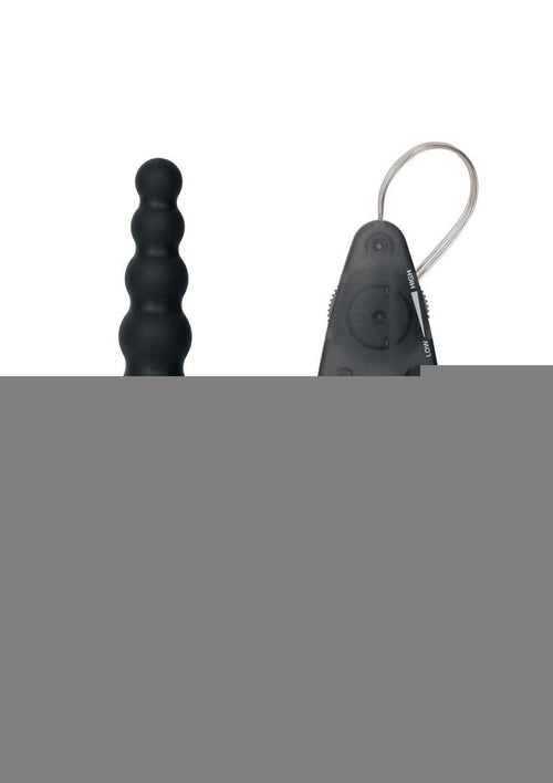 Load image 1 in gallery view. Booty Call Booty Shaker Silicone Vibrating Butt Plug with Remote Control - Black